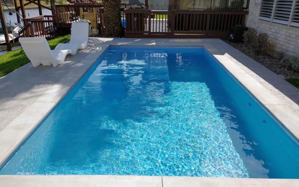 ICF Gunite Swimming Pool in Corpus Christi, Texas by Pools by DC Design