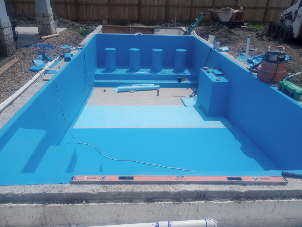 ICF Pool with Renolit PVC membrane