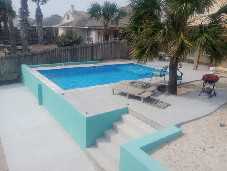 ICF in ground swimming pool built in Nueces country