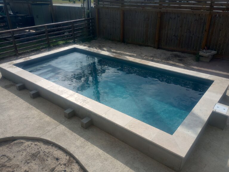 Custom plunge pool Rockport TX